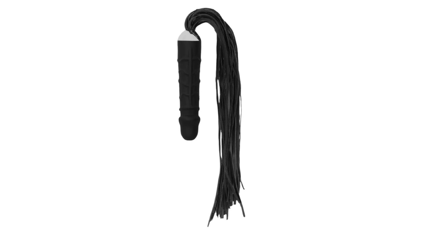 Whip with Realistic Silicone Dildo