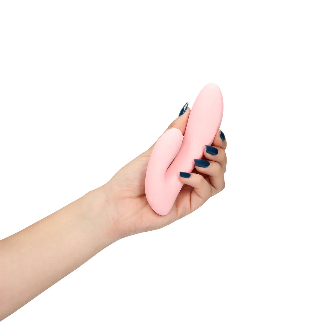 Loveline Ultra Soft Silicone G-Spot Vibrator - Cherry Chiffon