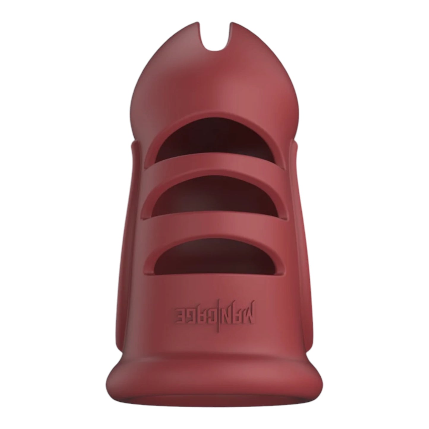 Model 28 - Ultra Soft Silicone Chastity Cage - Red