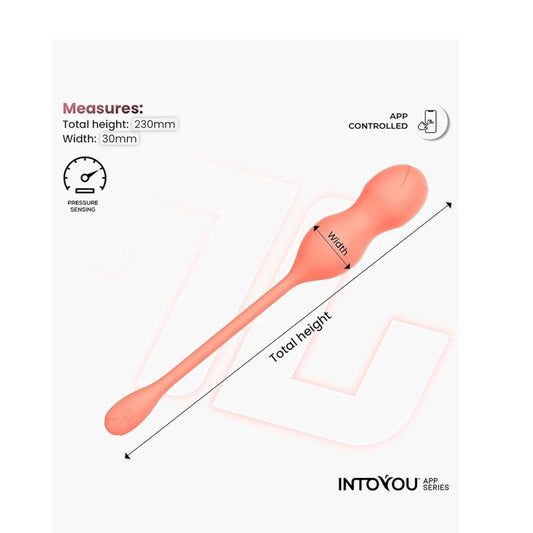 Intoyou IY Kyra Beckenbodentrainer mit App – Orange