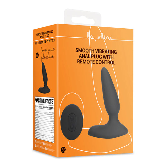 Loveline Glatter vibrierender Analplug mit Fernbedienung