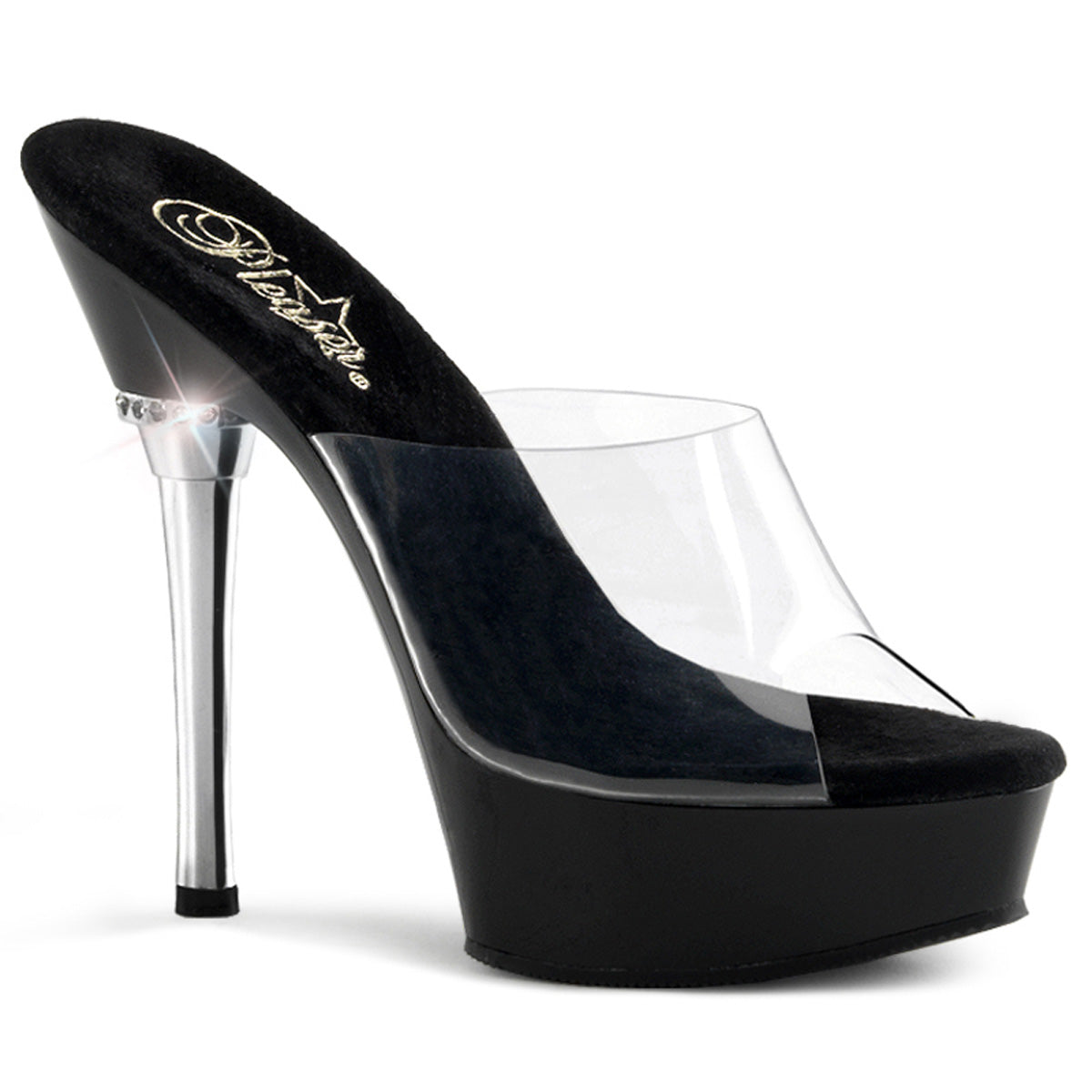 Pleaser ALLURE – Schwarz/Clear