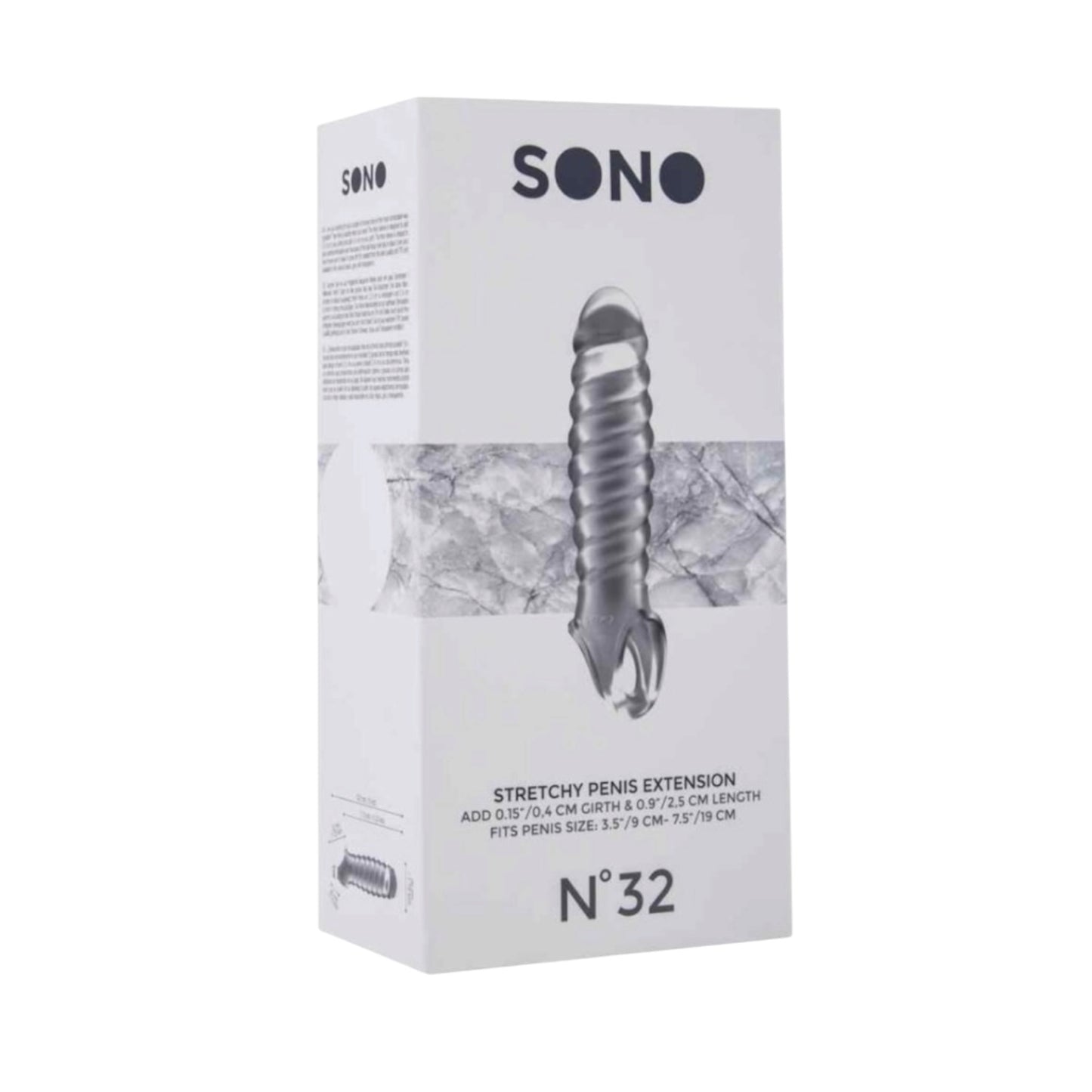 Sono No. 32 Stretchy Penis Extension – Transparent