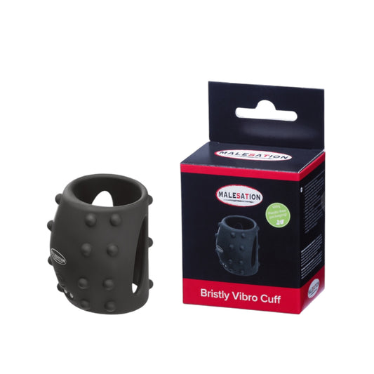 Malesation Bristly Vibro Cuff – Schwarz