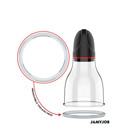 JAMYJOB XPAND Lite „Bull Balls“ – Penispumpe mit breiter Pumpkammer