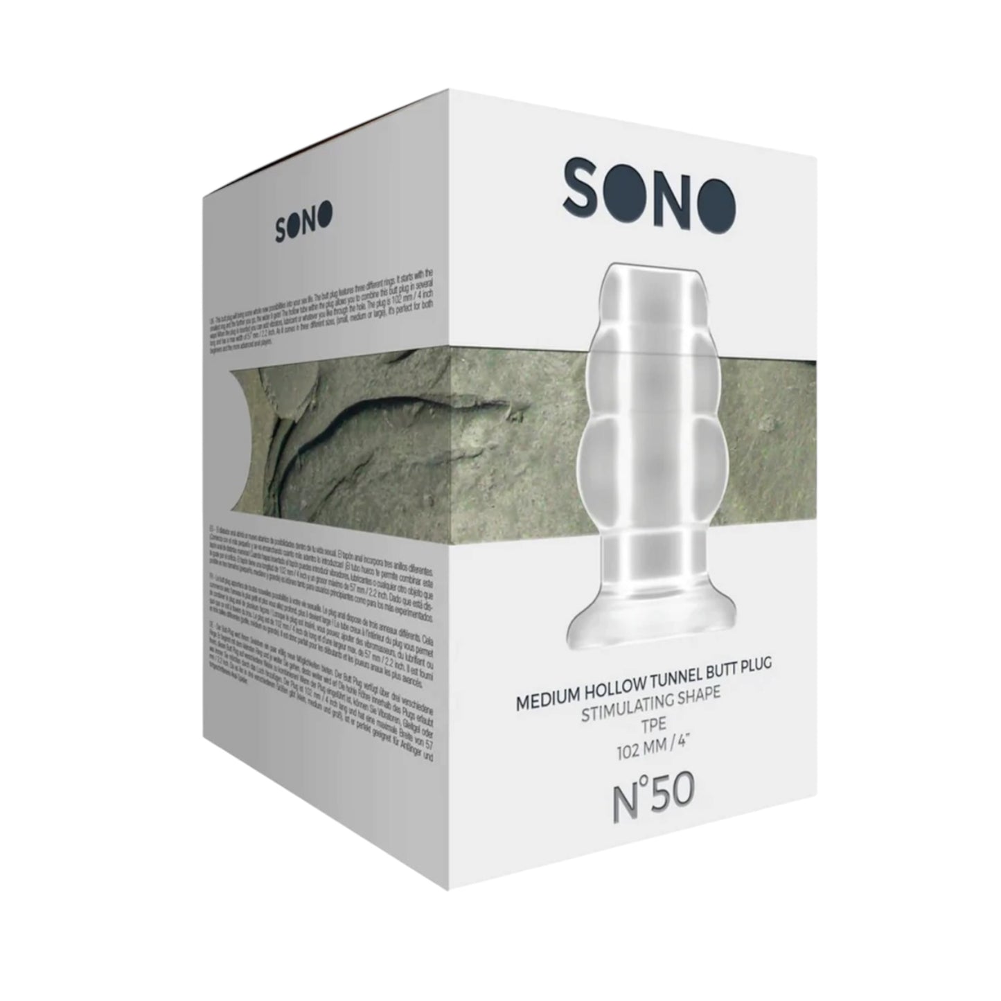 Sono No. 50 Medium Hollow Tunnelplug – Transparent