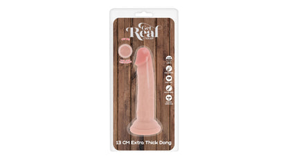Deluxe Doppeldichte Dicke Dong TPE 13 cm