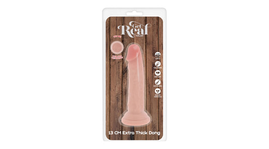 Deluxe Doppeldichte Dicke Dong TPE 13 cm