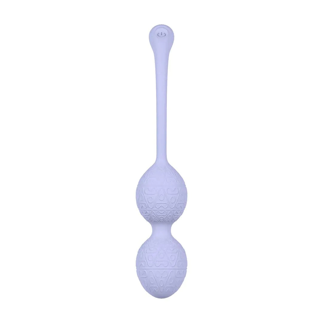 Loveline Vibrierende Perlen Kegel mit Fernbedienung - Lavendel