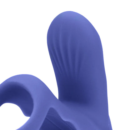 Loveline Vibrating Cockring with Clit Stimulation - Tamiya Blue