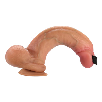 Realistischer Dual-Layer Dildo mit Saugnapf – 17,8 cm