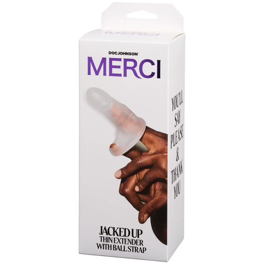 Doc Johnson MERCI – Jacked Up Thin Extender mit Ball Strap