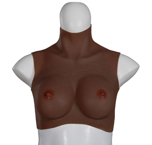XX-DREAMSTOYS Ultra Realistische Brustform schwarz Größe M (D-Cup)