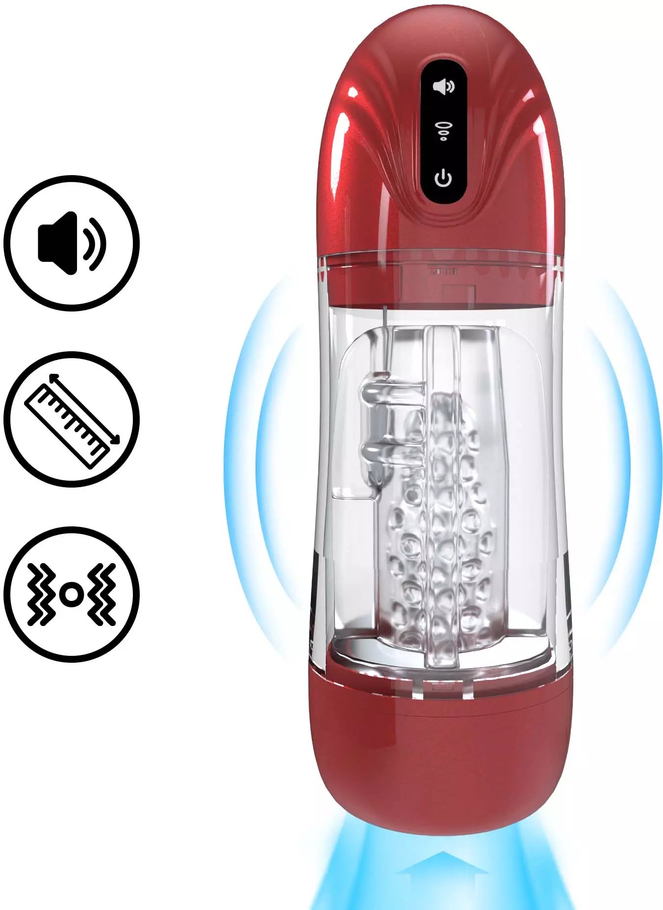 Pumped Sonicpull – wiederaufladbarer Masturbator mit Saugfunktion & Vibration