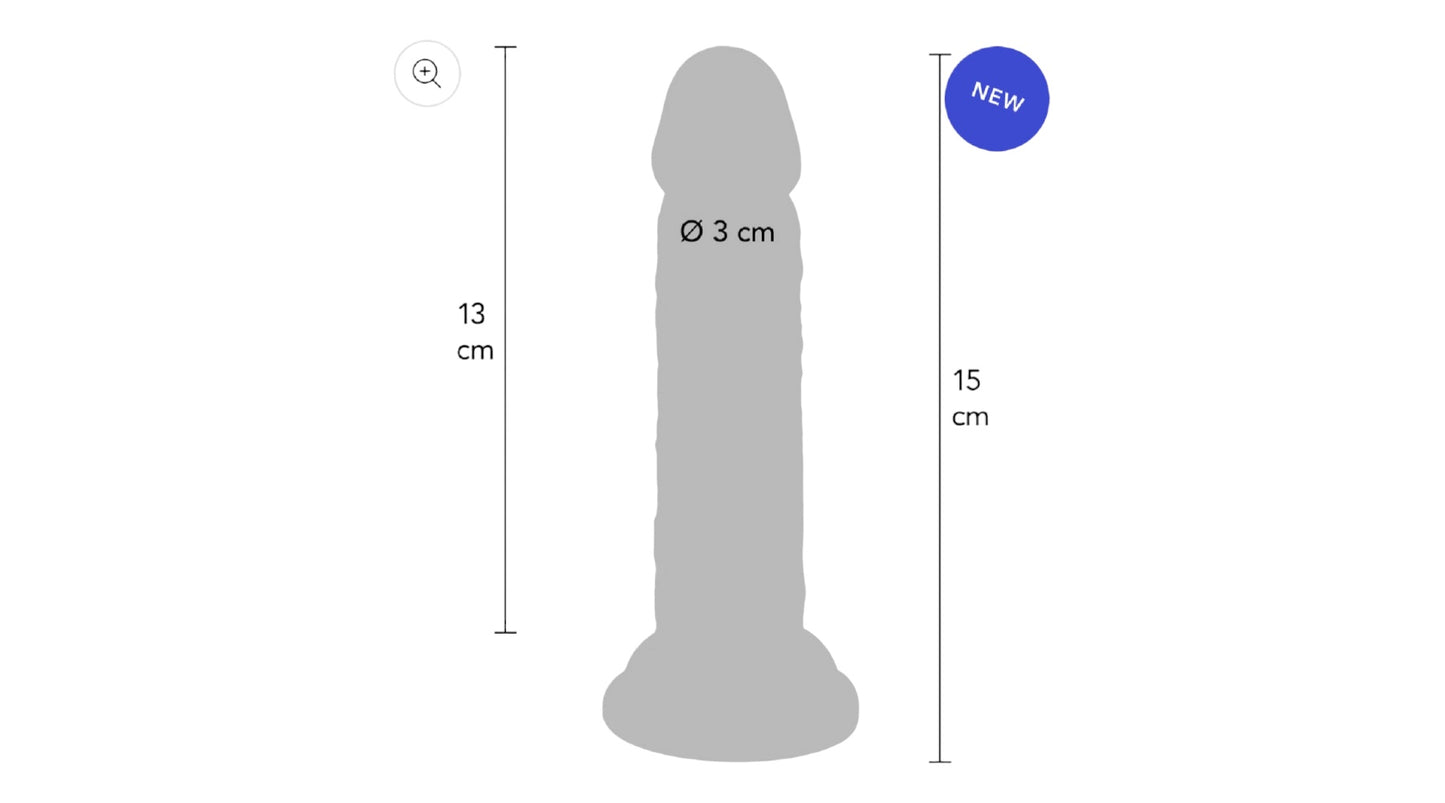 Deluxe Doppeldichte Dong TPE 15 cm