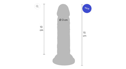 Deluxe Doppeldichte Dong TPE 15 cm