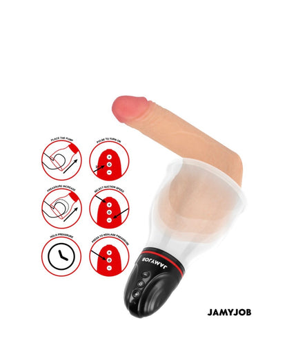 JAMYJOB XPAND Lite „Bull Balls“ – Penispumpe mit breiter Pumpkammer
