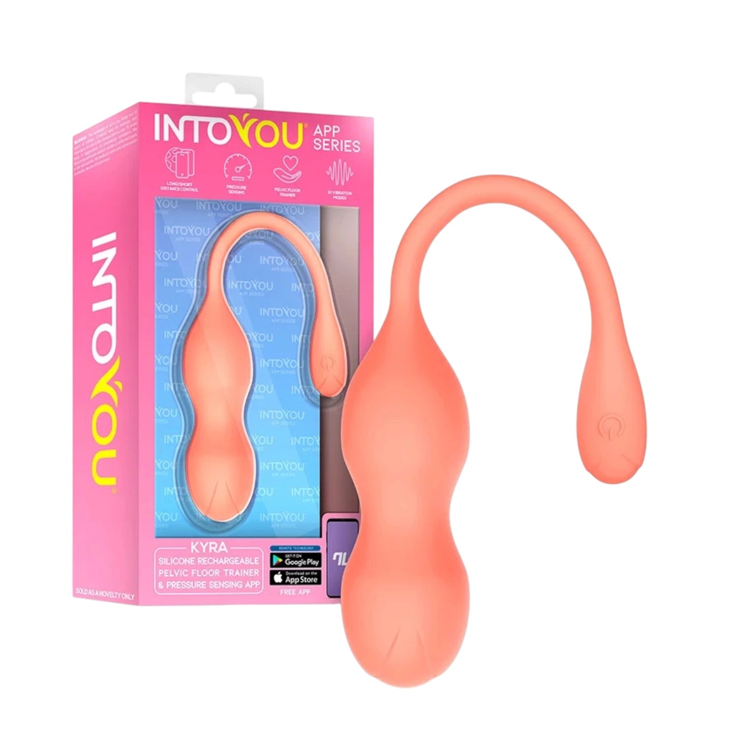 Intoyou IY Kyra Beckenbodentrainer mit App – Orange