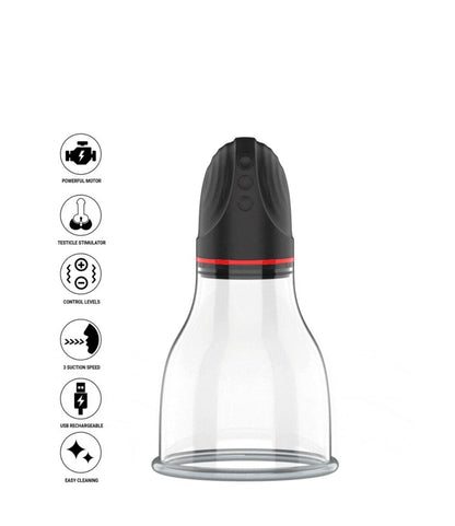 JAMYJOB XPAND Lite „Bull Balls“ – Penispumpe mit breiter Pumpkammer