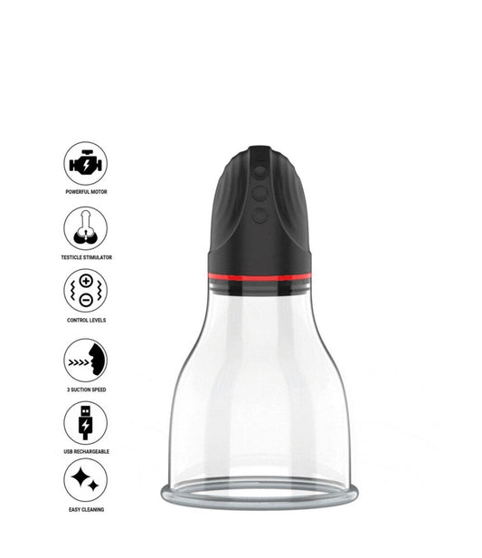 JAMYJOB XPAND Lite „Bull Balls“ – Penispumpe mit breiter Pumpkammer