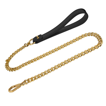 Leine – Schwarz/Gold