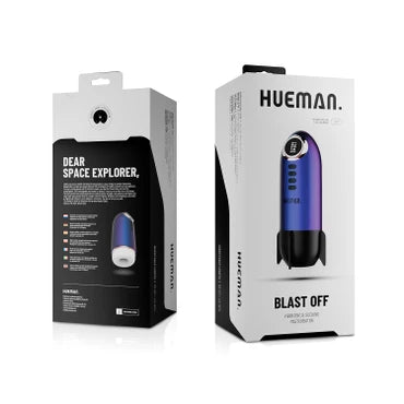 HUEMAN Blast Off – wiederaufladbarer Masturbator mit Vibration & Saugfunktion