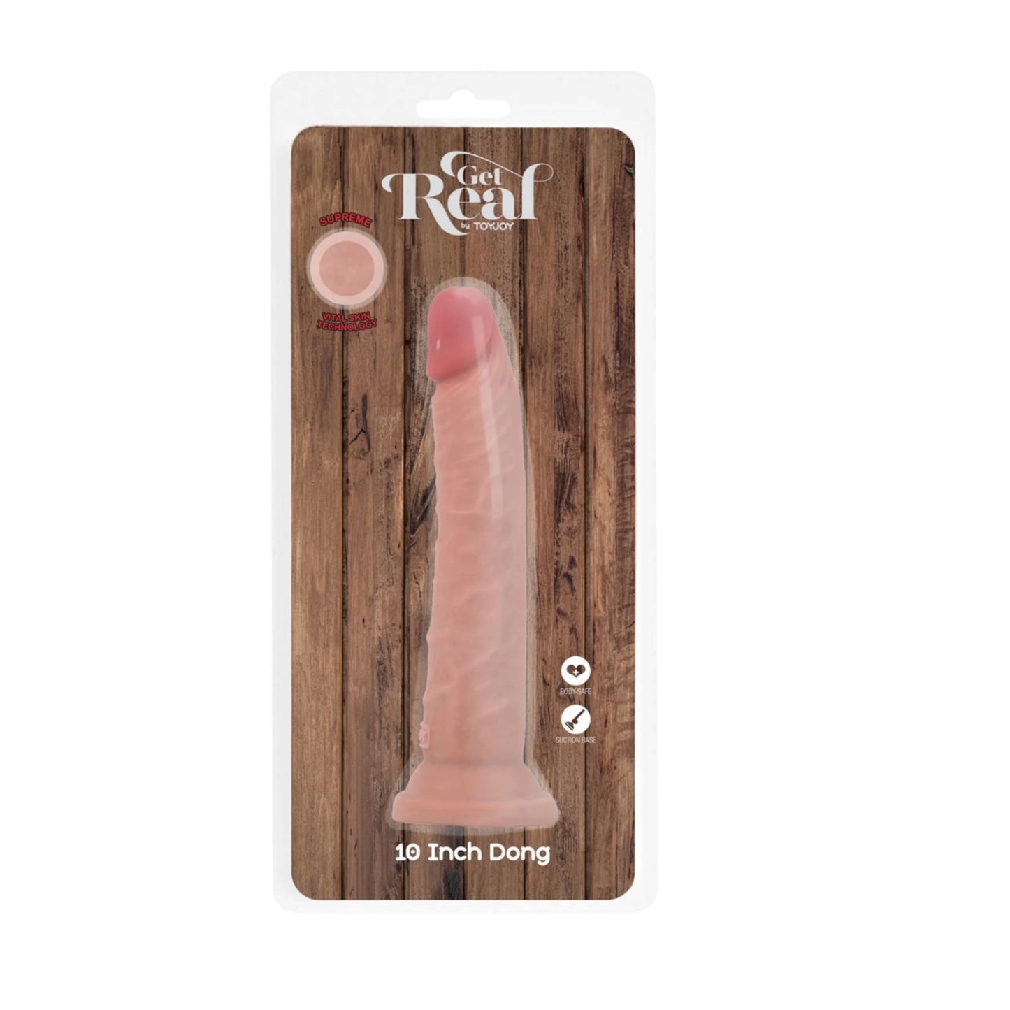 ToyJoy Get Real Deluxe Dual Density Dildo mit Saugnapf – 26,5 cm