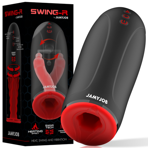 JAMYJOB Swing-R – automatischer Masturbator mit Wärme, Schwingfunktion & Vibration