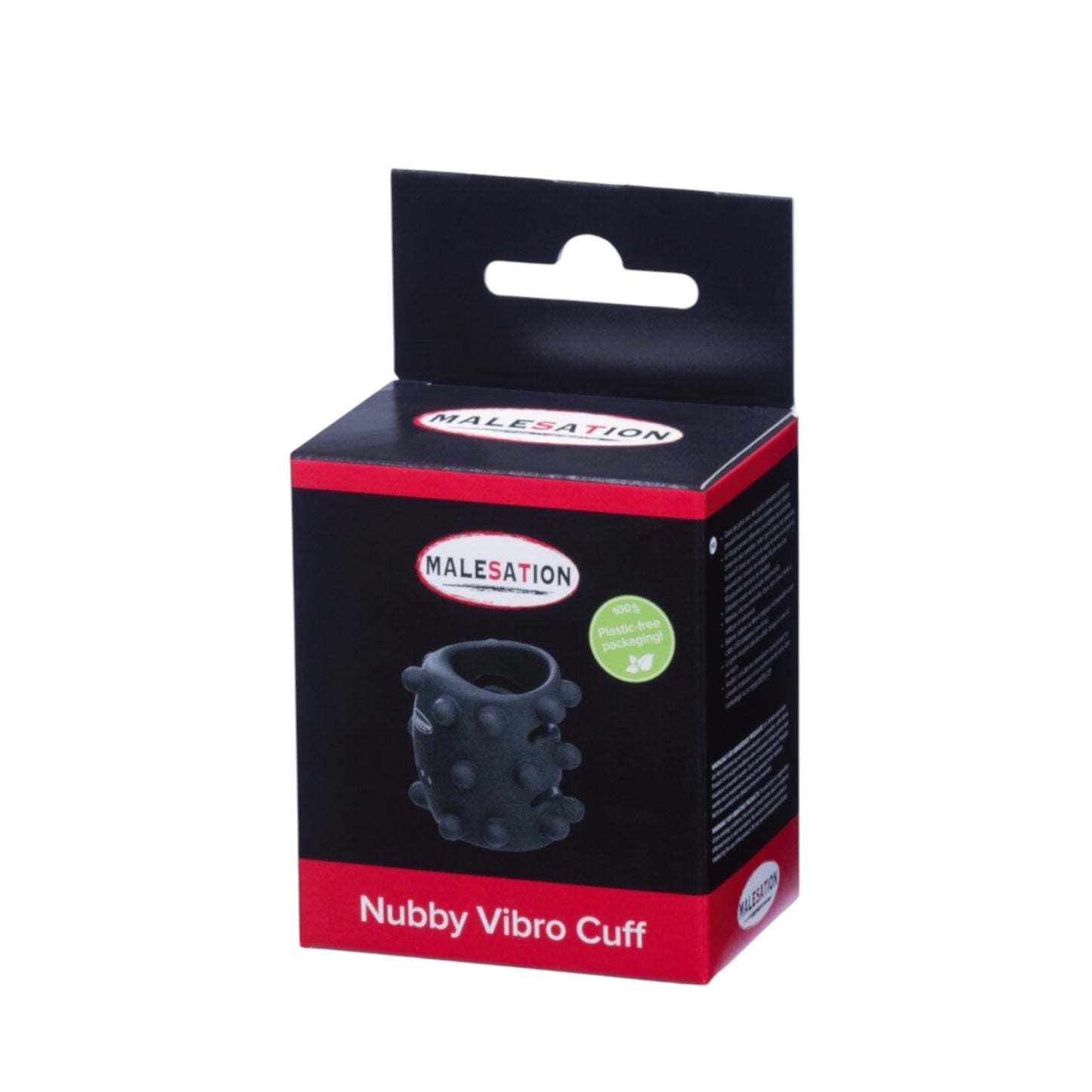 Malesation Nubby Vibro Cuff – Schwarz