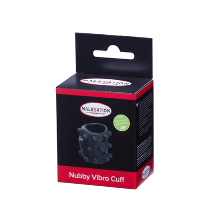 Malesation Nubby Vibro Cuff – Schwarz
