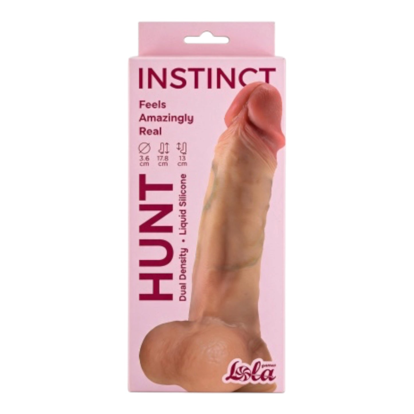 Realistischer Dual-Layer Dildo mit Saugnapf – Beige