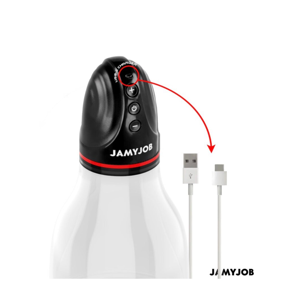 JAMYJOB XPAND Lite „Bull Balls“ – Penispumpe mit breiter Pumpkammer