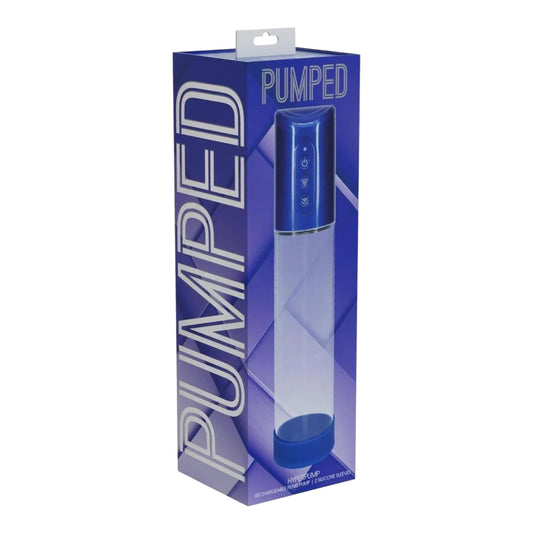 Pumped HyperPump Automatische Penispumpe – Blau