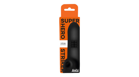 Super Hero Striker – Schwarz – Durchmesser +1,5 cm