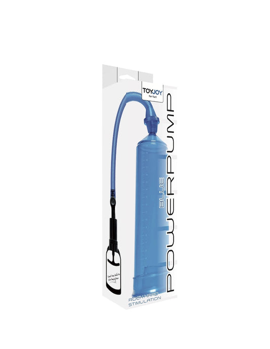 TOYJOY Blue Power Pump – Penispumpe mit Skala Blau