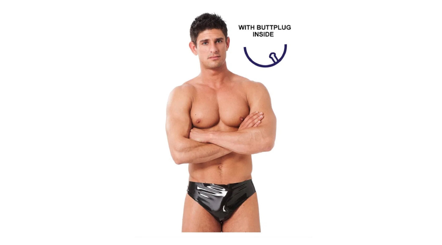 Rimba - Herrenslip mit buttplug innen (10 x 3.5 cm) M