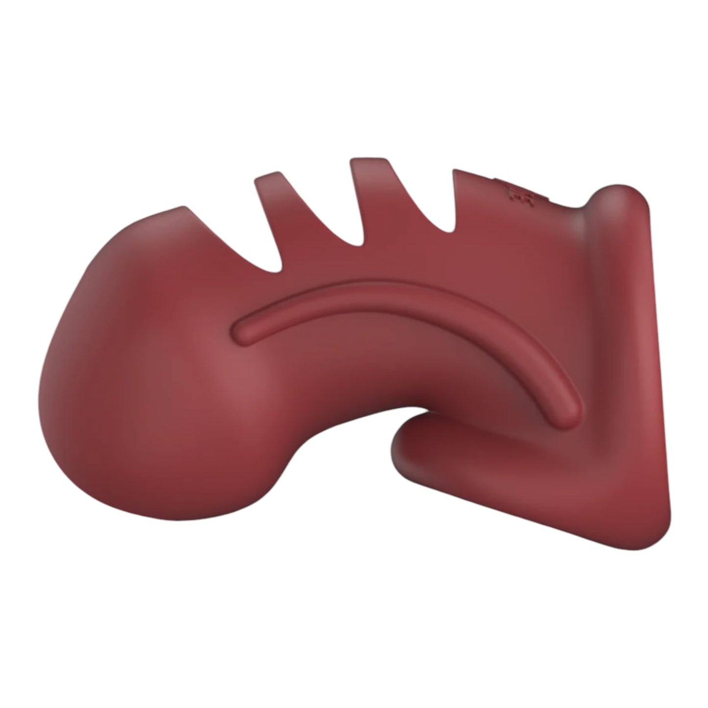 Model 28 - Ultra Soft Silicone Chastity Cage - Red