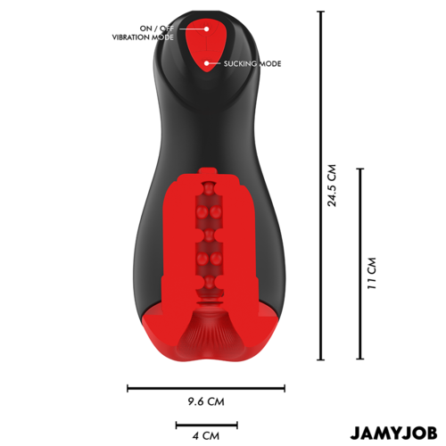 JAMYJOB - CORE-X AUTOMATISCHER MASTURBATOR 5 SAUG- UND VIBRATIONSMODI