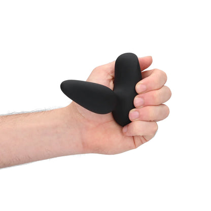 Loveline Glatter vibrierender Analplug mit Fernbedienung