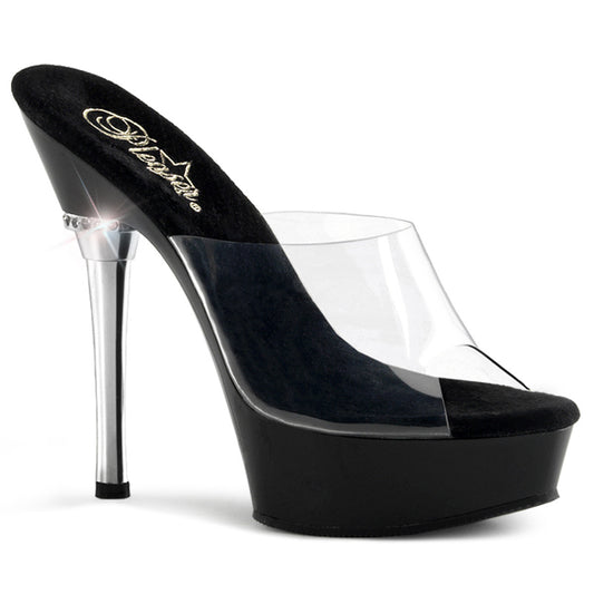 Pleaser ALLURE – Schwarz/Clear