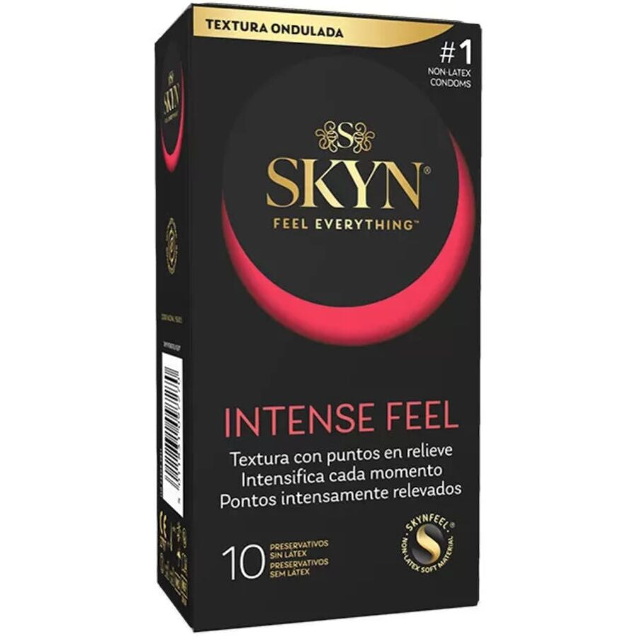 Latexfreie Kondome „Intense Feel“, genoppt
SKYN