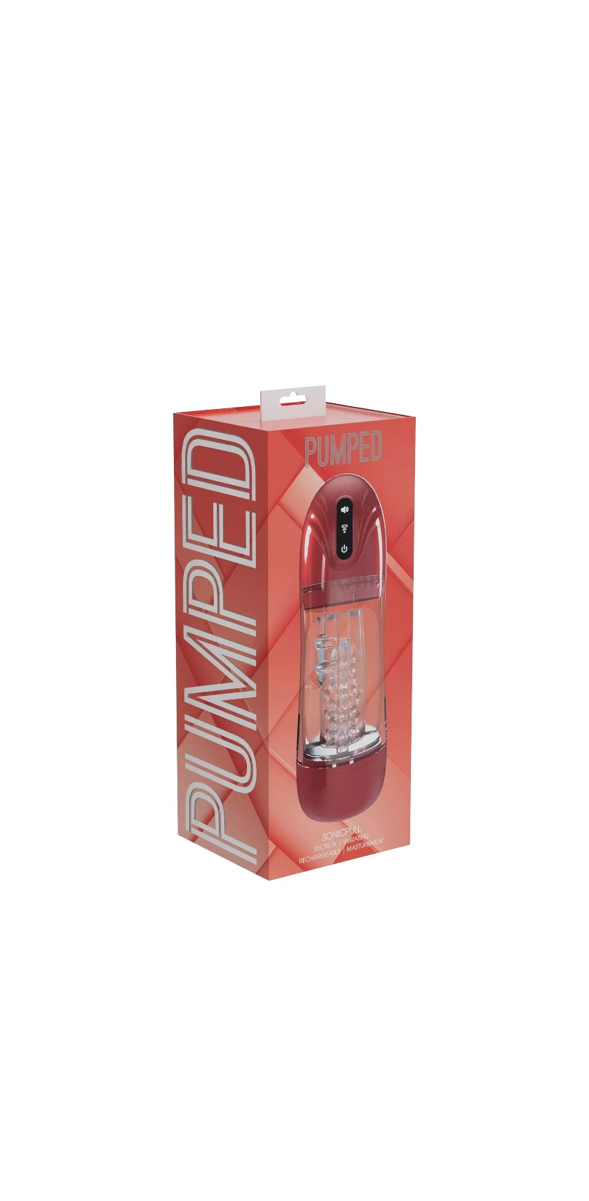 Pumped Sonicpull – wiederaufladbarer Masturbator mit Saugfunktion & Vibration