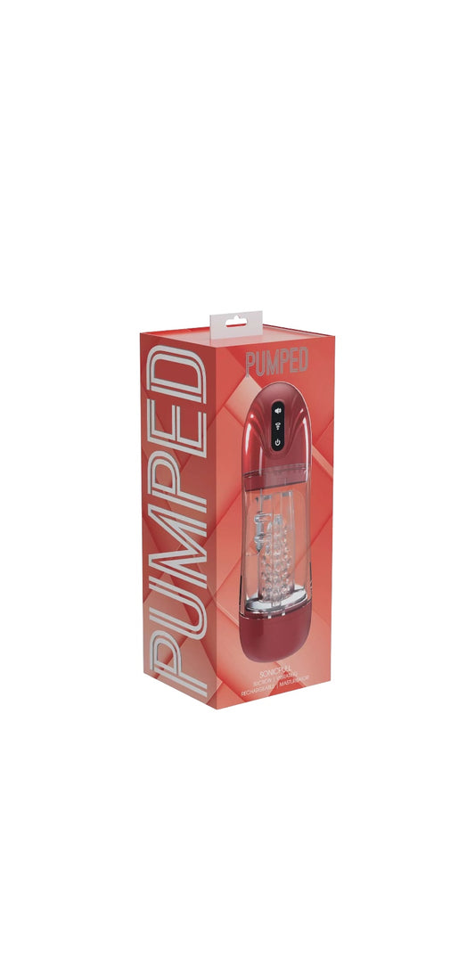 Pumped Sonicpull – wiederaufladbarer Masturbator mit Saugfunktion & Vibration