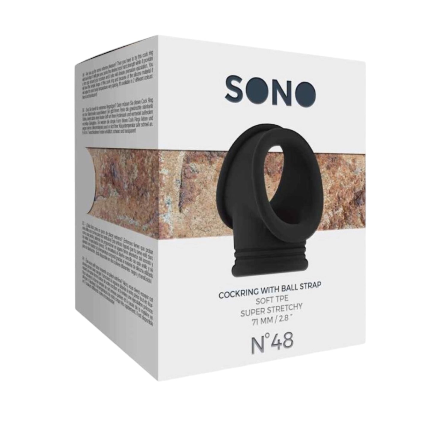 Sono No. 48 Cockring mit Ball Strap